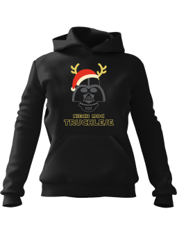 Bluza Damska z kapturem Niech moc truchleje Czarna - Modna Odzież z Nadrukami ?