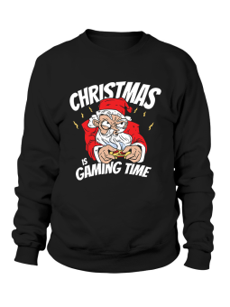 Bluza Męska Christmas Gaming Time - Śmieszne T-Shirty z Nadrukami ?