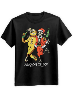 Koszulka Koszulka Męska Season of Joy Czarna - Śmieszne T-Shirty z Nadrukami ?