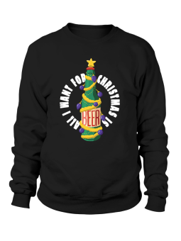 Bluza Męska Beer Christmas - Śmieszne T-Shirty z Nadrukami ?