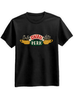 Koszulka Koszulka Męska Central Perk Czarna - Śmieszne T-Shirty z Nadrukami ?