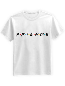 Koszulka Koszulka Męska Friends Biała - Śmieszne T-Shirty z Nadrukami ?
