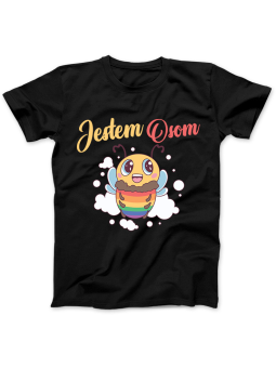 Koszulka Koszulka Damska Jestem Osom Czarna - Śmieszne T-Shirty z Nadrukami ?