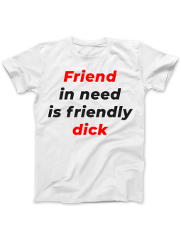 Koszulka Koszulka Damska Koszulka Friend In Need Biała - Prezent