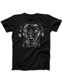 Koszulka Koszulka Damska Koszulka Labrador Czarna - Prezent Dla Fanów Psów