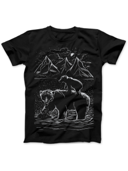 Koszulka Koszulka Damska Koszulka Bear Family - Dla Fanów Gór