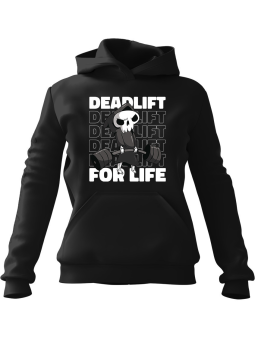 Bluza Męska z kapturem Dead Lift For Life - Wysoka Jakość