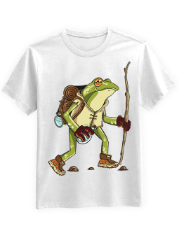 Koszulka Koszulka Męska Koszulka Hiking Forg Biała - Dla Fanów Gór