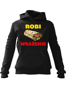 Bluza Męska z kapturem Robi Wrażenie - Robi Wrażenie Kebab Męska