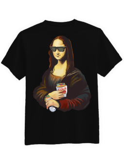 Koszulka Koszulka Męska Mona Lisa Kebab Czarna - Mona Lisa Kebab