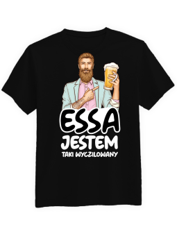 Koszulka Koszulka Męska Jestem Wyczliowany Essa Czarna - Essa 100%