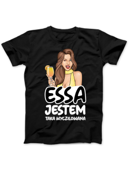 Koszulka Koszulka Damska Jestem Wyczilowana Essa Czarna - Essa 100%