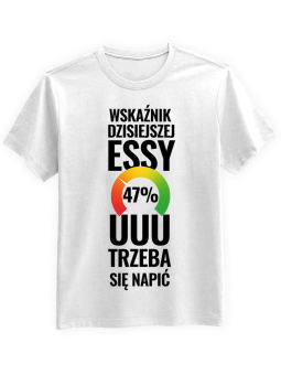 Koszulka Koszulka Męska Wskaźnik Essy Biała - Essa 100%