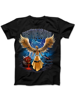 Koszulka Koszulka Damska Fighting Demon Czarna - Demony Mityczne