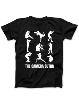 Koszulka Koszulka Damska Camera Sutra Czarna Czarna - dla Fotografa