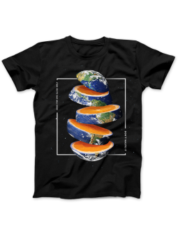 Koszulka Koszulka Damska Orange Earth Czarna - Planeta Ziemia