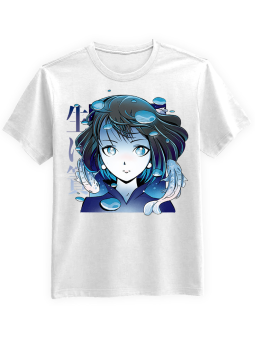 Koszulka Koszulka Męska Anime Girl Biała - Anime Girl