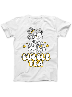 Koszulka Koszulka Damska Bubble Tea Girl Biała - Anime Girl