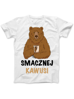 Koszulka Koszulka Damska Smacznej Kawusi Biała - kawa smacznej kawusi