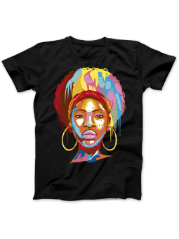 Koszulka Koszulka Damska African Women Czarna - African Women