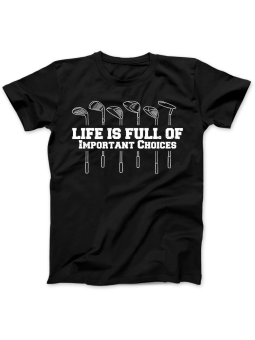 Koszulka Koszulka Damska Golf Important Choices - Golf Dla Golfistów