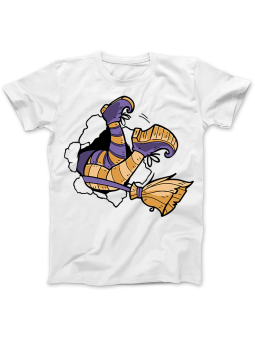 Koszulka Koszulka Damska WitchWall Biała - halloween wiedźma