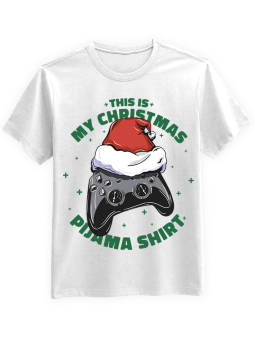 Koszulka Koszulka Męska Świąteczna Koszulka Gracza  Biała - piwo święta mikołaj