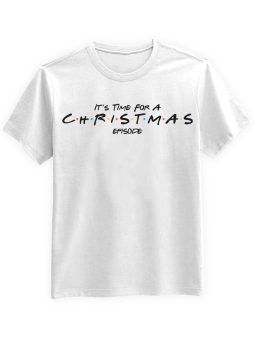 Koszulka Koszulka Męska Friends Christmas  Biała - piwo święta mikołaj