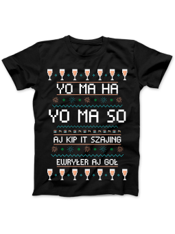 Koszulka Koszulka Damska Yo Ma Ha Yo Ma So Czarna - Dziadek Do Orzechów Święta