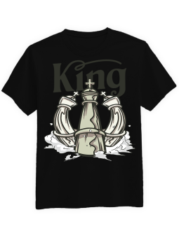 Koszulka Koszulka Męska Szachowy Król Czarna - Śmieszne T-Shirty z Nadrukami ?