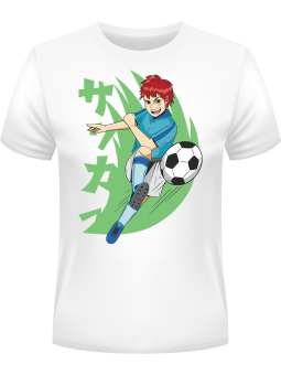 Koszulka Koszulka Męska Anime Piłkarz Biała - Śmieszne T-Shirty z Nadrukami ?