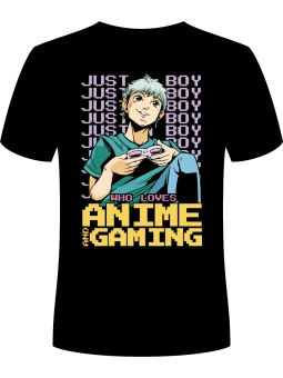 Koszulka Koszulka Męska Anime Gaming Dla Gracza Czarna - Śmieszne T-Shirty z Nadrukami ?