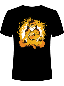 Koszulka Koszulka Męska Anime Dziewczyna z Kulką Czarna - Śmieszne T-Shirty z Nadrukami ?