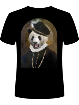 Koszulka Koszulka Męska Panda Lord Czarna - Kung Fu Panda Zwierzęta
