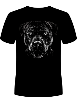 Koszulka Koszulka Męska Pitbull Czarna - Śmieszne T-Shirty z Nadrukami ?