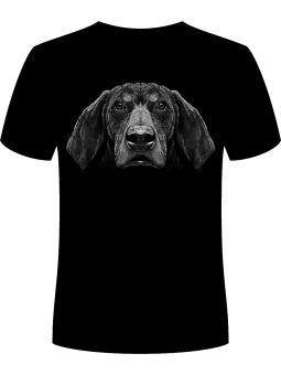 Koszulka Koszulka Męska Pies Bluetick Czarna - Śmieszne T-Shirty z Nadrukami ?