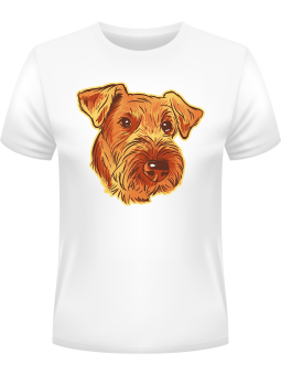 Koszulka Koszulka Męska Pies Airedale Terrier Biała - Śmieszne T-Shirty z Nadrukami ?