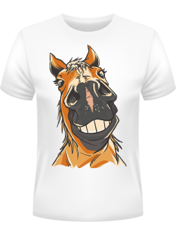 Koszulka Koszulka Męska Śmieszny Koń Biała - Śmieszne T-Shirty z Nadrukami ?