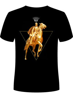 Koszulka Koszulka Męska Złoty Koń Czarna - piwo święta mikołaj