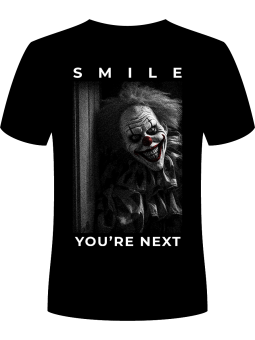 Koszulka Koszulka Męska Clown You're Next Czarna - Śmieszne T-Shirty z Nadrukami ?