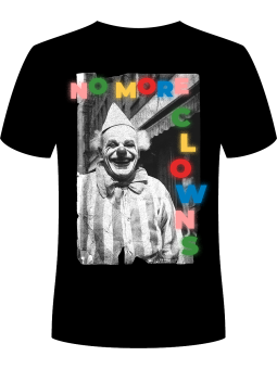 Koszulka Koszulka Męska No More Clowns Czarna - Śmieszne T-Shirty z Nadrukami ?