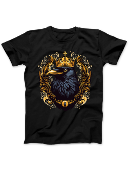 Koszulka Koszulka Damska Kruk Herb Czarna - halloween unicorn