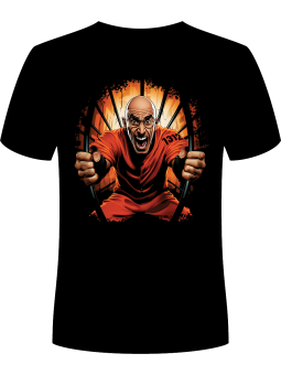 Koszulka Koszulka Męska Więzień Czarna - Śmieszne T-Shirty z Nadrukami ?