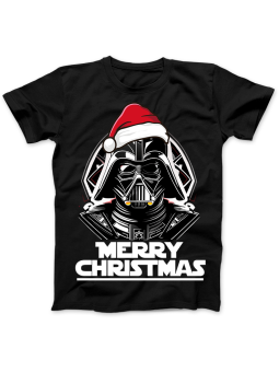 Koszulka Koszulka Damska Merry Christmas Lord Vader Czarna - Śmieszne T-Shirty z Nadrukami ?