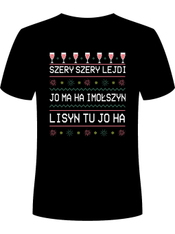 Koszulka Koszulka Męska Szery Szery Lejdi Czarna - Śmieszne T-Shirty z Nadrukami ?