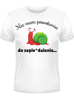 Koszulka Koszulka Męska Nie mam powołania Biała - Śmieszne T-Shirty z Nadrukami ?