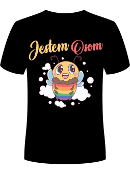 Koszulka Koszulka Męska Jestem Osom Czarna - Śmieszne T-Shirty z Nadrukami ?