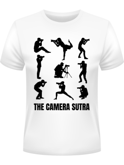 Koszulka Koszulka Męska Camera Sutra Biała - Śmieszne T-Shirty z Nadrukami ?