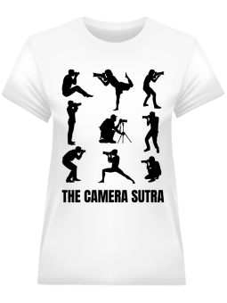 Koszulka Koszulka Damska Camera Sutra Biała - Śmieszne T-Shirty z Nadrukami ?