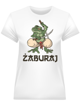 Koszulka Koszulka Damska Żaburaj Biała - Śmieszne T-Shirty z Nadrukami ?